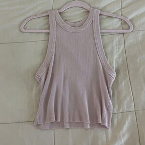 Aerie Ribbed Tank Top - Light Pink
